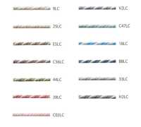 LCTY01(M)-B 亚麻色扭纱串0.8MM[缎带、带、绳子] Cordon 更多图片