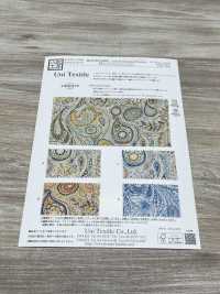 KCP807MWL-DK-35 80支棉质精纺细布Miracle Wave Liberty印花 Charlie's Paisley[面料] 小纹工房(宇仁纤维) 更多图片