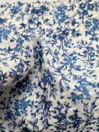 KCP807MWL-DK-9 80精纺细布棉质草坪布奇迹波浪自由印花鲁本斯玫瑰[面料] 小纹工房(宇仁纤维) 更多图片