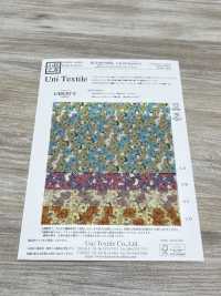 KCP807MWL-DK-12 棉质 80精纺细布奇迹波浪自由印花 Suzanne[面料] 小纹工房(宇仁纤维) 更多图片