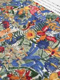 KCP807MWL-DK-8 棉质 80精纺细布奇迹波浪自由印花黛安娜[面料] 小纹工房(宇仁纤维) 更多图片