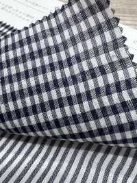 KKC908-DC-1 棉质天丝色织抽褶[面料] 小纹工房(宇仁纤维) 更多图片