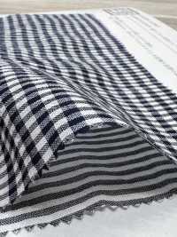 KKC908-DC-1 棉质天丝色织抽褶[面料] 小纹工房(宇仁纤维) 更多图片