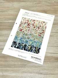 28111 60线精纺细布水彩花卉印花[面料] SUNWELL三维尔 更多图片