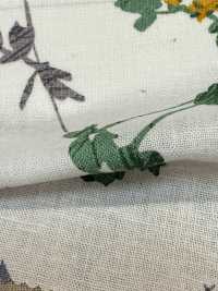 28110 麻坯布，带有植物花卉图案和 Angel Soft 加工[面料] SUNWELL三维尔 更多图片