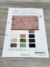 43899 闪亮压皱丝绒弹力[面料] SUNWELL三维尔 更多图片