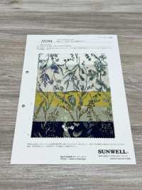 28104 60线精纺细布植物花卉印花[面料] SUNWELL三维尔 更多图片
