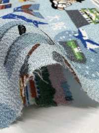 KKP2338-DB-99 丝绉Chirimen®[面料] 小纹工房(宇仁纤维) 更多图片