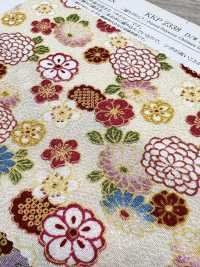 KKP2338-D-HANAKOMATI 二子丝绉花小町[面料] 小纹工房(宇仁纤维) 更多图片