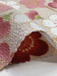 KKP2338-D-MODANUME Futako 丝绉现代梅子[面料] 小纹工房(宇仁纤维) 更多图片