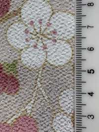 KKP2338-D-MODANUME Futako 丝绉现代梅子[面料] 小纹工房(宇仁纤维) 更多图片