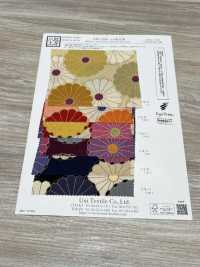 KKP2338-D-KIKUYUZEN 二子丝绉菊花友禅[面料] 小纹工房(宇仁纤维) 更多图片