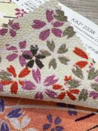 KKP2338-D-KUSAZAKURA 二子丝绉草樱[面料] 小纹工房(宇仁纤维) 更多图片