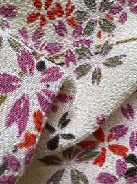 KKP2338-D-KUSAZAKURA 二子丝绉草樱[面料] 小纹工房(宇仁纤维) 更多图片