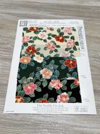 KKP2338-D-MTSUBAKI 二子丝绉椿宫子[面料] 小纹工房(宇仁纤维) 更多图片