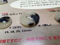 LSB2 乳白色动物角四孔树脂纽扣 Osaka Plastic Industries（DAIYA BUTTON） 更多图片