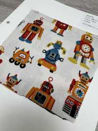 850578 未漂白牛津棉复古Robo[面料] VANCET 奔时代 更多图片
