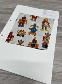 850578 未漂白牛津棉复古Robo[面料] VANCET 奔时代 更多图片