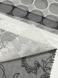 SLC11296 SLC11296（植物）真丝欧根纱蕾丝[面料] 古山 更多图片