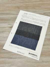 22502 2.4盎司靛蓝透明水洗丹宁布[面料] SUNWELL 三维尔 更多图片