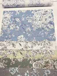 KP9073 手绘花卉印花精纺细布（圆卷）[面料] Cosmo Textile 更多图片