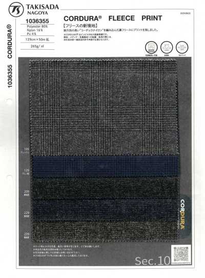 1036355 CORDURA® 绒布印花