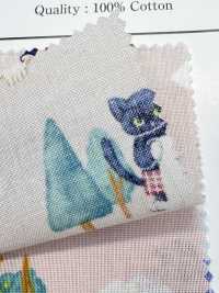 AP55203-DR 图画书动物坯布（对折）[面料] Cosmo Textile 更多图片