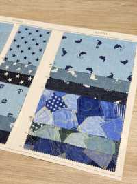 AP25501 丹宁布风格双层纱布（圆卷）[面料] Cosmo Textile 更多图片