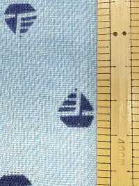 AP25501-DR 丹宁布风格双层纱布（对折）[面料] Cosmo Textile 更多图片