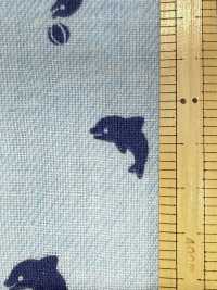 AP25501-DR 丹宁布风格双层纱布（对折）[面料] Cosmo Textile 更多图片