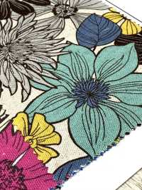 AP55803-DR C/L 花卉帆布（对折）[面料] Cosmo Textile 更多图片