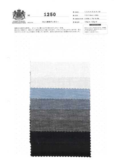 1250 30/1棉麻 劳动布