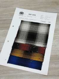 SBT-009 8/1格纹重磅人字纹渐变格纹[面料] 桑村纤维 更多图片