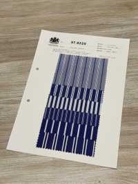 ST-9220 80/2 蓝条纹[面料] 桑村纤维 更多图片
