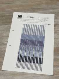 ST-9198 高密度平织条纹（婴儿Ripstop格子布精加工）[面料] 桑村纤维 更多图片