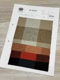 JP-5053 华夫格面料块格纹 桑村纤维 更多图片