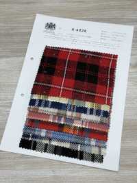 K-4028 起绒股斜纹格子格纹[面料] 桑村纤维 更多图片