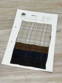 CW-17 棉絮缩水格纹[面料] 桑村纤维 更多图片