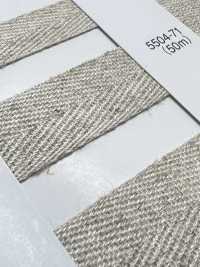 5504-35 麻系列斜纹带[缎带、带、绳子] RIVER 更多图片