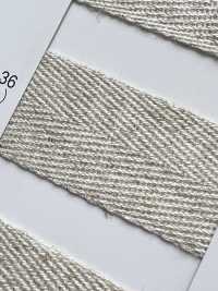 5504-36 麻系列斜纹带[缎带、带、绳子] RIVER 更多图片