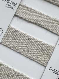 R-5505-27L 麻系列斜子带[缎带、带、绳子] RIVER 更多图片