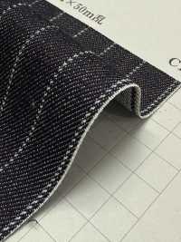 810-YW 针条纹条纹丹宁布11盎司[面料] 吉和织物 更多图片