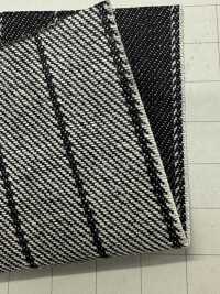 810-YW 针条纹条纹丹宁布11盎司[面料] 吉和织物 更多图片
