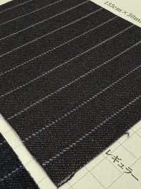 810-YWG 针条纹条纹丹宁布11盎司[面料] 吉和织物 更多图片