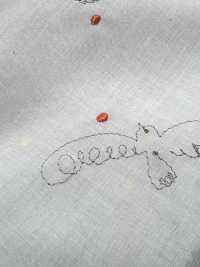 1026-647-1 60精纺细布刺绣鸟[面料] HOKKOH北高 更多图片