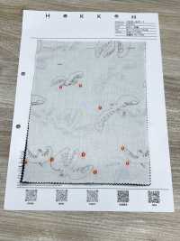 1026-647-1 60精纺细布刺绣鸟[面料] HOKKOH北高 更多图片