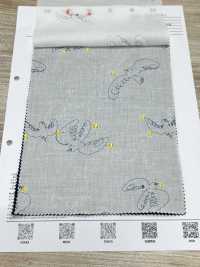 1026-647-1 60精纺细布刺绣鸟[面料] HOKKOH北高 更多图片