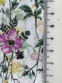 DP-5000-4 60精纺细布数码印花垂直流动花朵[面料] HOKKOH北高 更多图片