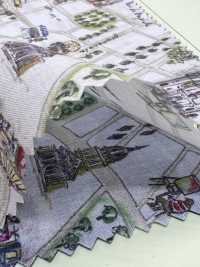 DP-5000-5 60精纺细布数码印刷地图设计[面料] HOKKOH北高 更多图片