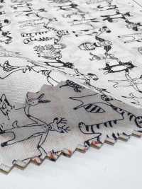 1026-625-10 60只精纺细布牵手的动物[面料] HOKKOH北高 更多图片